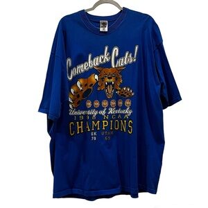UK Wildcats 1998 NCAA Champions vintage t-shirt XXXL, great condition